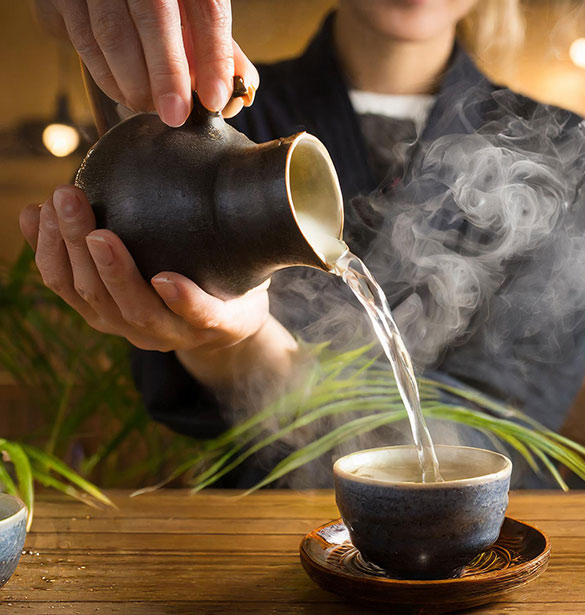 Warm sake, why and which one