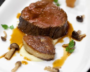 Beef fillet - Bio-Rinderfilet, Foie gras & Hon Shi Meji